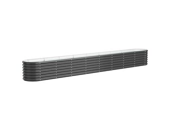 Plantenbak Staal Antraciet 332x40x36 cm - 34% Korting
