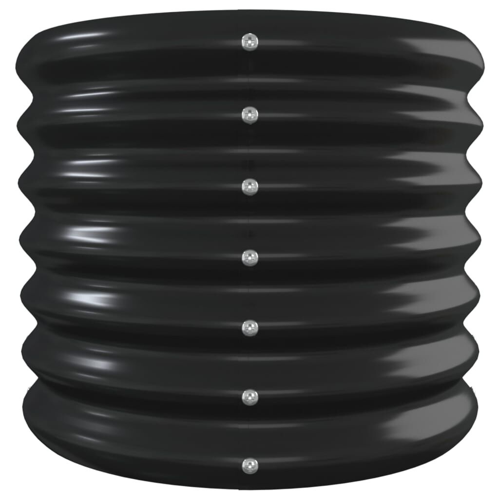 Plantenbak Staal Antraciet 332x40x36 cm - 34% Korting