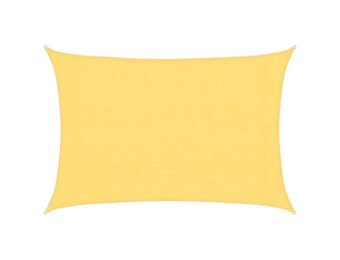 vidaXL Zonnezeil 160 g/m² 3x4 m HDPE beige