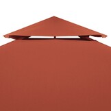 vidaXL Prieeldak 2-laags 3x3m Terracotta - 33% Korting!