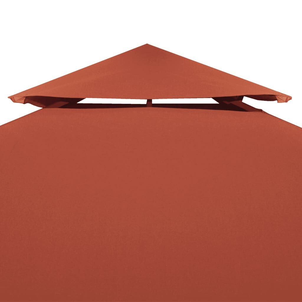 vidaXL Prieeldak 2-laags 3x3m Terracotta - 33% Korting!