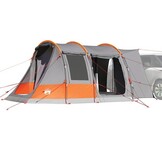 vidaXL Autotent 2-persoons waterdicht grijs en oranje
