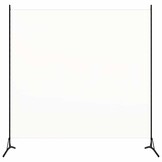 Wit Kamerscherm 1 Paneel 175x180 cm Stof - 33% Korting