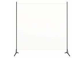 Wit Kamerscherm 1 Paneel 175x180 cm Stof - 33% Korting