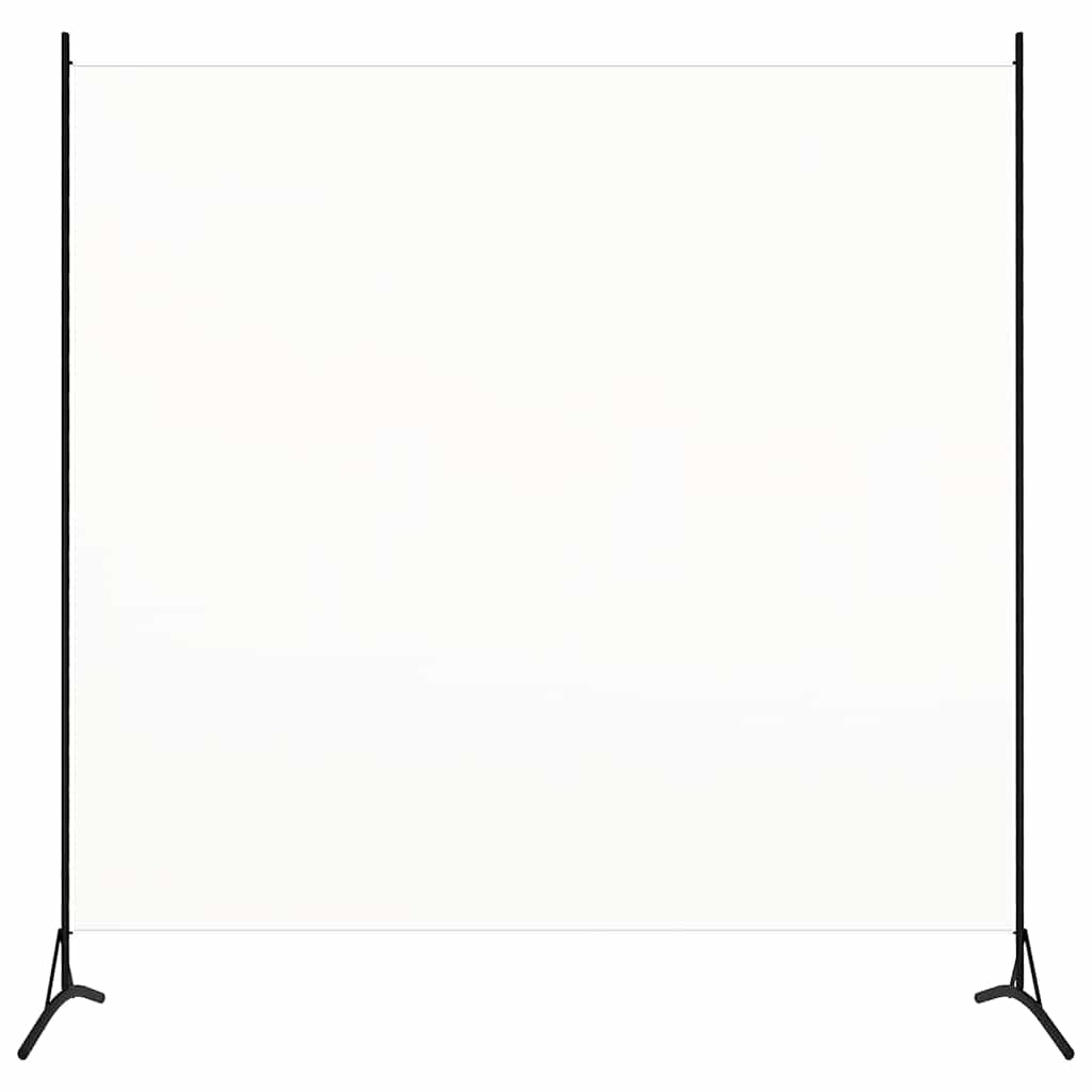 Wit Kamerscherm 1 Paneel 175x180 cm Stof - 33% Korting
