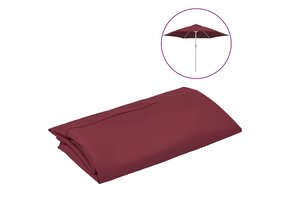Bordeauxrode Parasoldoek Vervanging 300 cm - 28% Korting