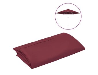Bordeauxrode Parasoldoek Vervanging 300 cm - 28% Korting