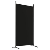 Kamerscherm met 2 Panelen (175x180 cm) - Zwart, 33% Korting