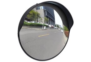 Verkeersspiegel Buiten 30cm PC-Kunststof Zwart - 33% Korting