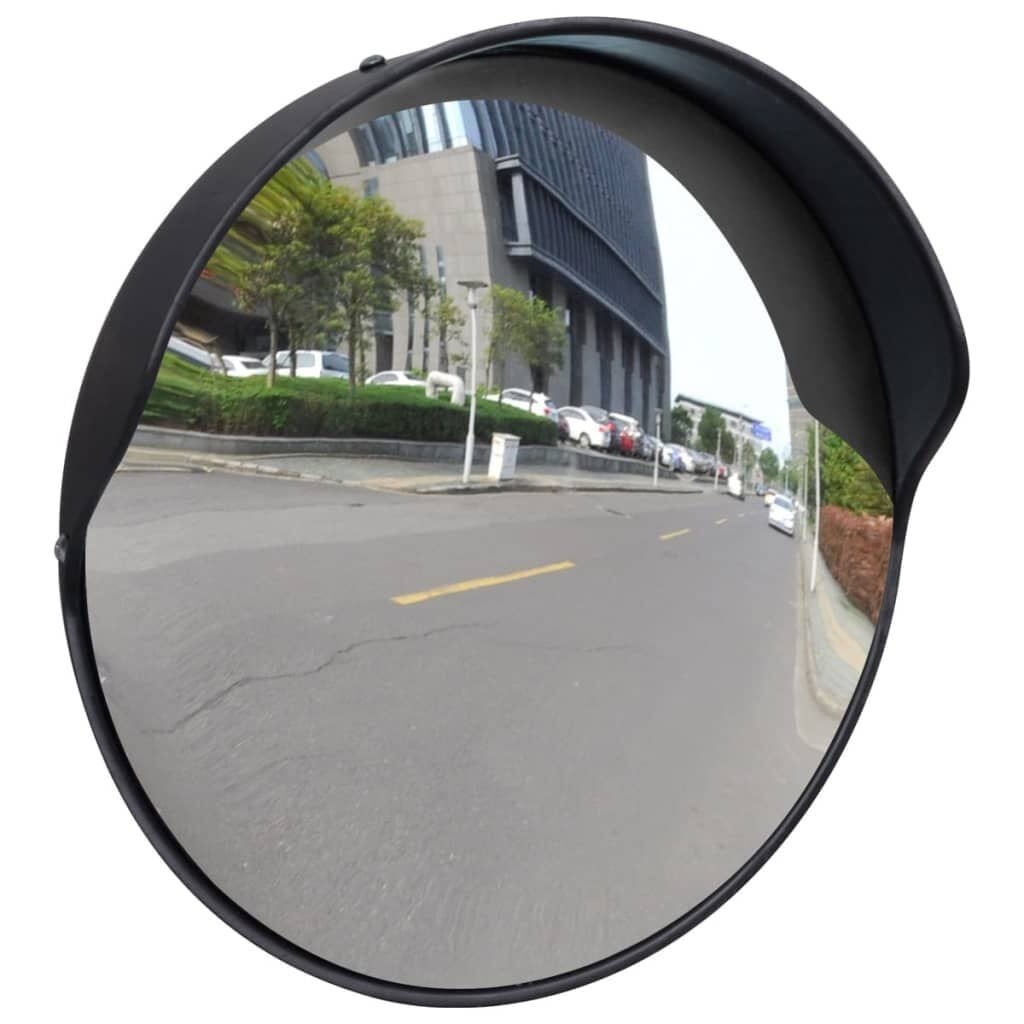 Verkeersspiegel Buiten 30cm PC-Kunststof Zwart - 33% Korting