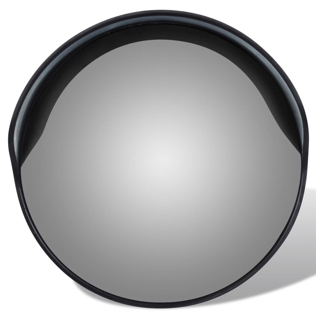 Verkeersspiegel Buiten 30cm PC-Kunststof Zwart - 33% Korting