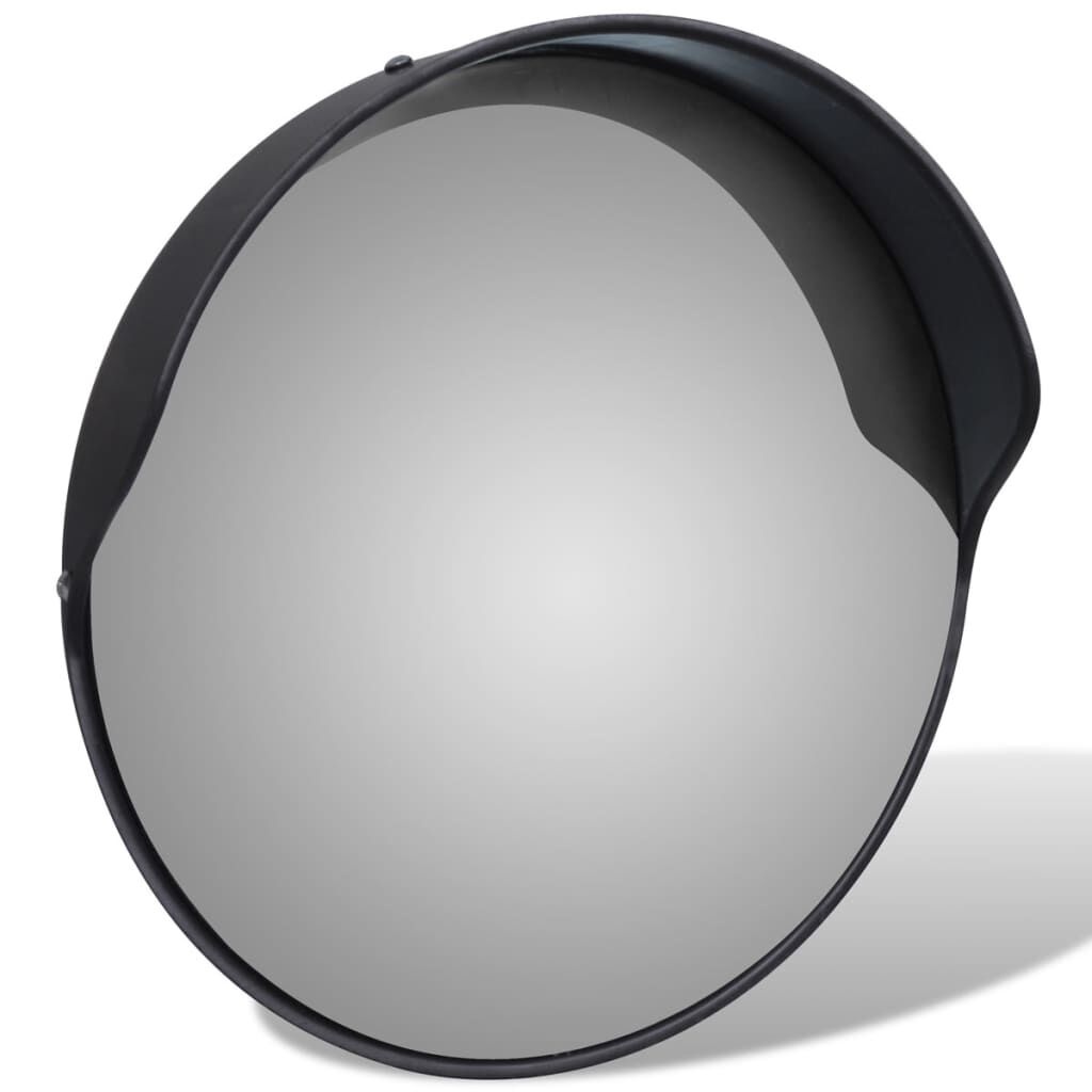 Verkeersspiegel Buiten 30cm PC-Kunststof Zwart - 33% Korting