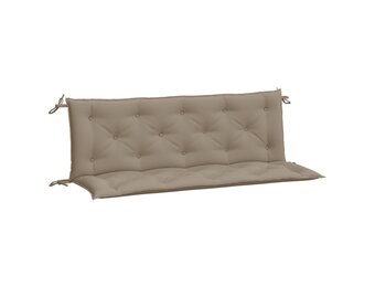 VidaXL Tuinbankkussens Taupe (2 stuks, 150x50cm) - 34% Korting