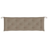 VidaXL Tuinbankkussens Taupe (2 stuks, 150x50cm) - 34% Korting