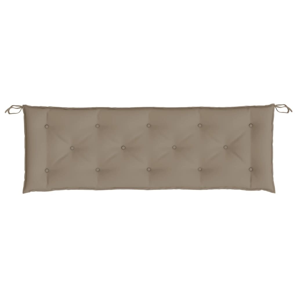 VidaXL Tuinbankkussens Taupe (2 stuks, 150x50cm) - 34% Korting