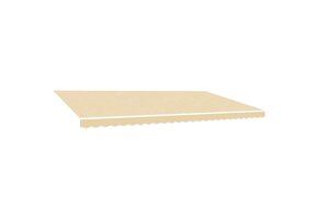 vidaXL Vervangingsdoek Luifel Crème 600x350 cm Polyester - 34% Korting
