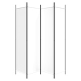 Wit Kamerscherm 4 Panel, 200x200 cm, Inklapbaar - 33% Korting
