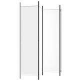 Wit Kamerscherm 4 Panel, 200x200 cm, Inklapbaar - 33% Korting