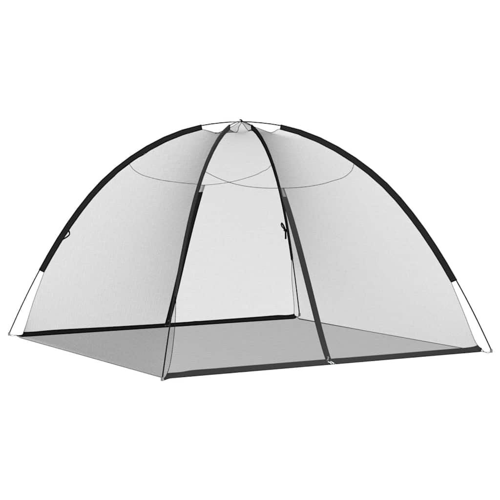 vidaXL Klamboe met deuren, 200x200x135 cm, Zwart - 34% Korting