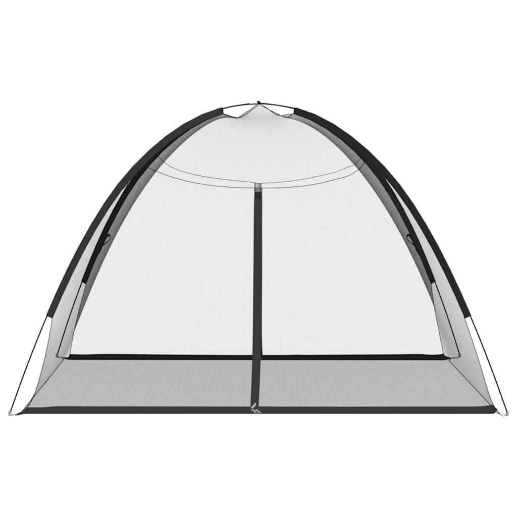vidaXL Klamboe met deuren, 200x200x135 cm, Zwart - 34% Korting