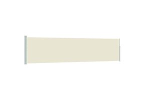 Uittrekbaar Tuinscherm Crème 120x500 cm - 34% Korting