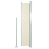 Uittrekbaar Tuinscherm Crème 120x500 cm - 34% Korting