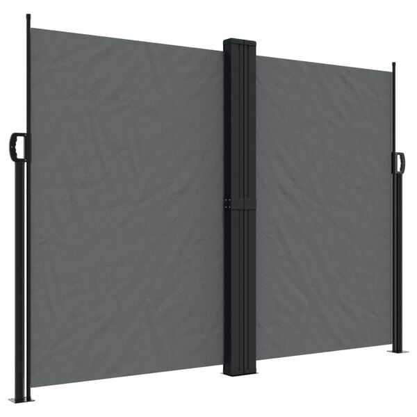 Uittrekbaar Windscherm 180x1000cm Antraciet - 35% Korting