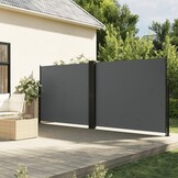 Uittrekbaar Windscherm 180x1000cm Antraciet - 35% Korting