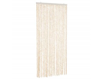 Vliegengordijn 90x200 cm Beige/Wit - 34% Korting!
