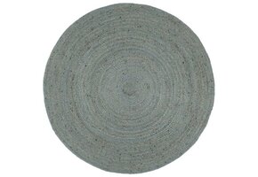 VidaXL Handgemaakt Rond Jute Vloerkleed Olijfgroen 180 cm - 34% Korting