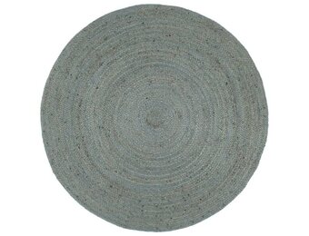 VidaXL Handgemaakt Rond Jute Vloerkleed Olijfgroen 180 cm - 34% Korting