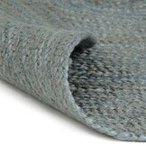VidaXL Handgemaakt Rond Jute Vloerkleed Olijfgroen 180 cm - 34% Korting