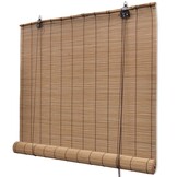 vidaXL Bamboe Rolgordijn Bruin 150x220cm - 34% Korting