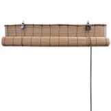 vidaXL Bamboe Rolgordijn Bruin 150x220cm - 34% Korting