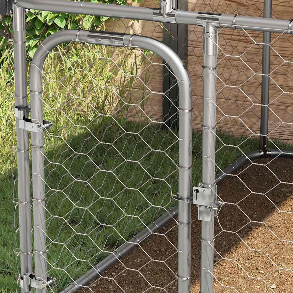 Hondenkennel Buiten met Dak 400x200x150 cm - 35% Korting