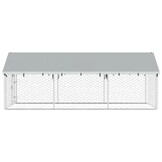 Hondenkennel Buiten met Dak 400x200x150 cm - 35% Korting