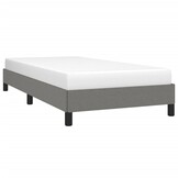 Donkergrijs Bedframe van Stof - 90x200 cm - 29% Korting