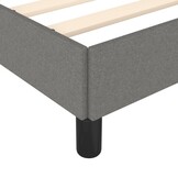 Donkergrijs Bedframe van Stof - 90x200 cm - 29% Korting