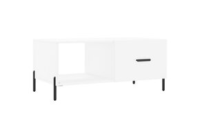 VidaXL Salontafel Wit Bewerkt Hout - 90x50x40 cm - 29% Korting