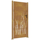 Cortenstaal Tuinpoort 105x180 cm Grasontwerp met 55% Korting