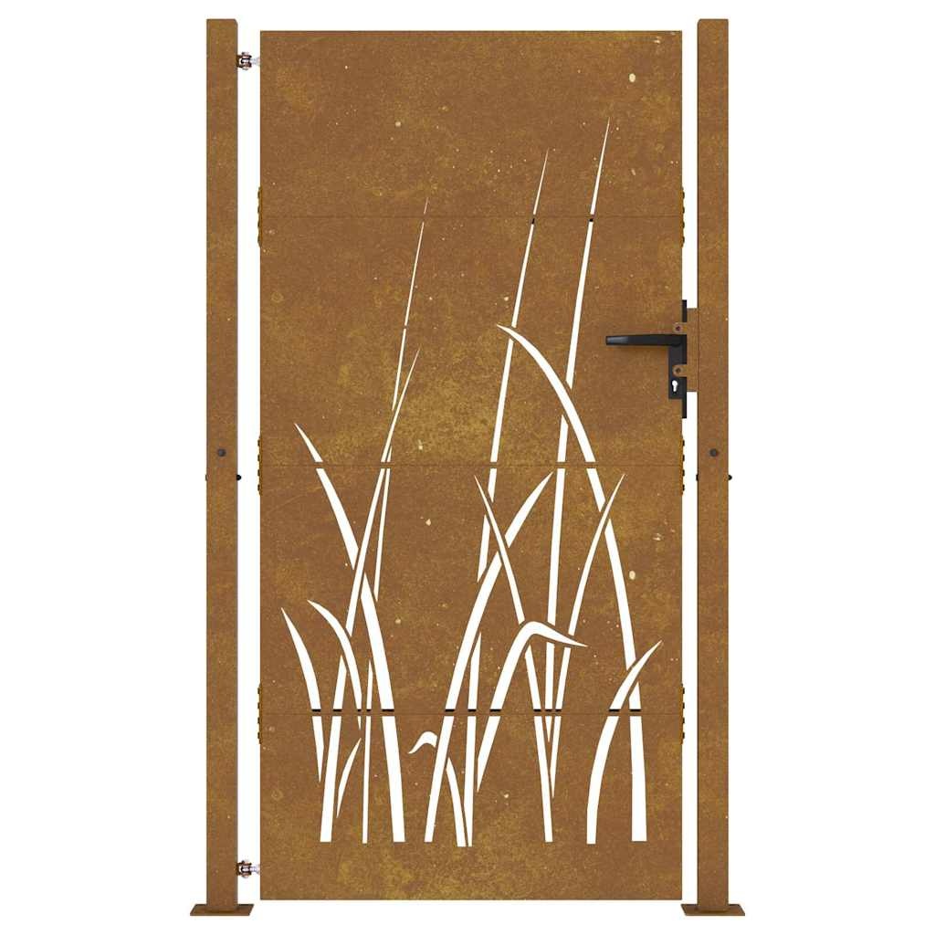 Cortenstaal Tuinpoort 105x180 cm Grasontwerp met 55% Korting