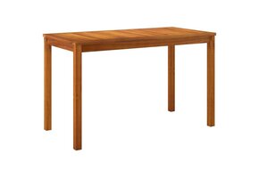 vidaXL Tuintafel 110x55x67 cm Massief Acaciahout - 59% Korting
