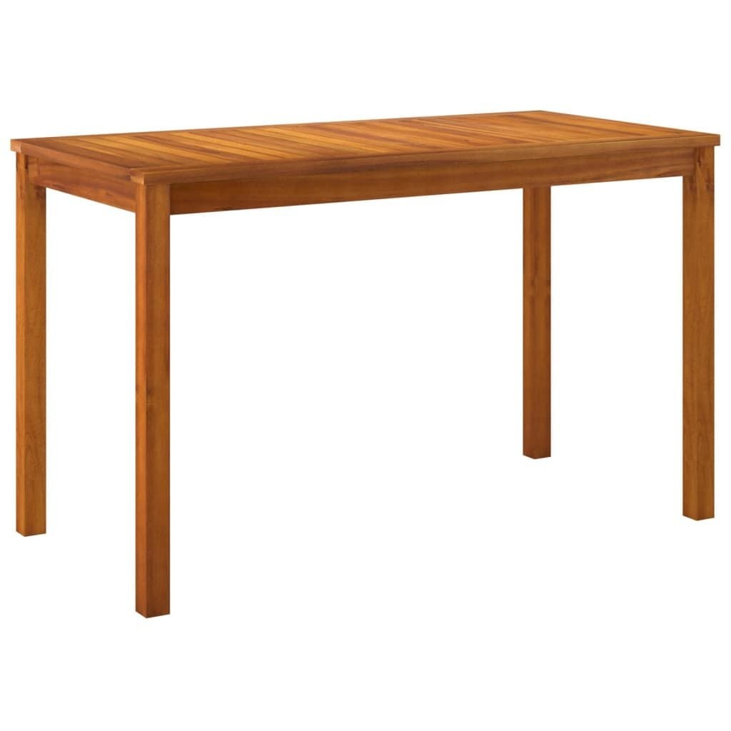 vidaXL Tuintafel 110x55x67 cm Massief Acaciahout - 59% Korting