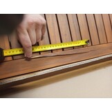 vidaXL Tuintafel 110x55x67 cm Massief Acaciahout - 59% Korting