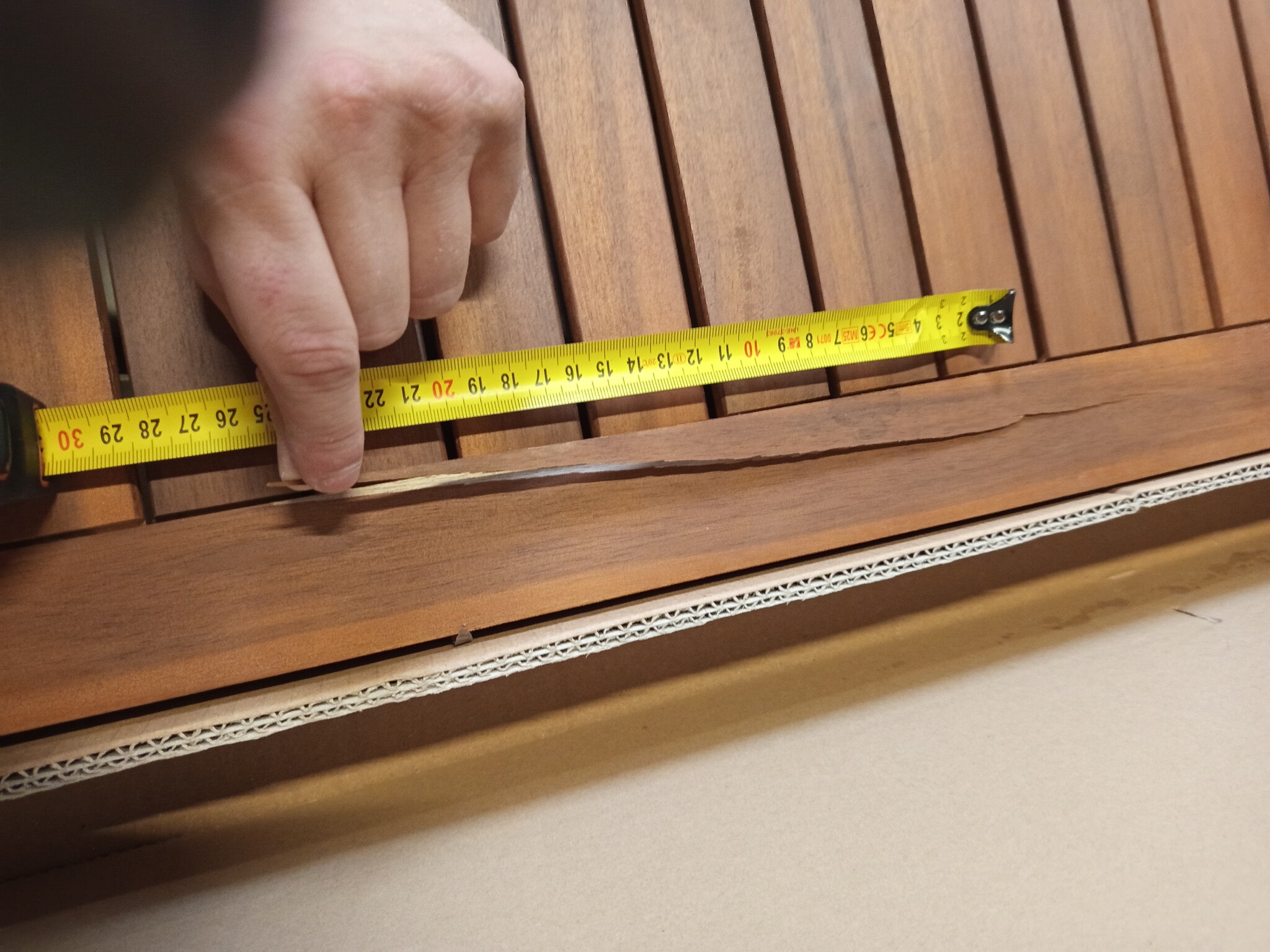 vidaXL Tuintafel 110x55x67 cm Massief Acaciahout - 59% Korting