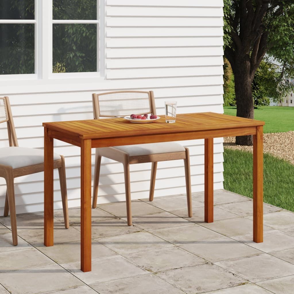 vidaXL Tuintafel 110x55x67 cm Massief Acaciahout - 59% Korting