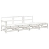 Loungeset Grenenhout Wit - 35% Korting