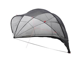 vidaXL Zwembadkoepel Zwart 546x516x250cm - 41% Korting
