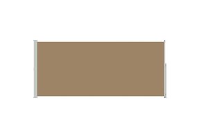 Uittrekbaar Zijscherm 180 x 500 cm Taupe - 34% Korting!