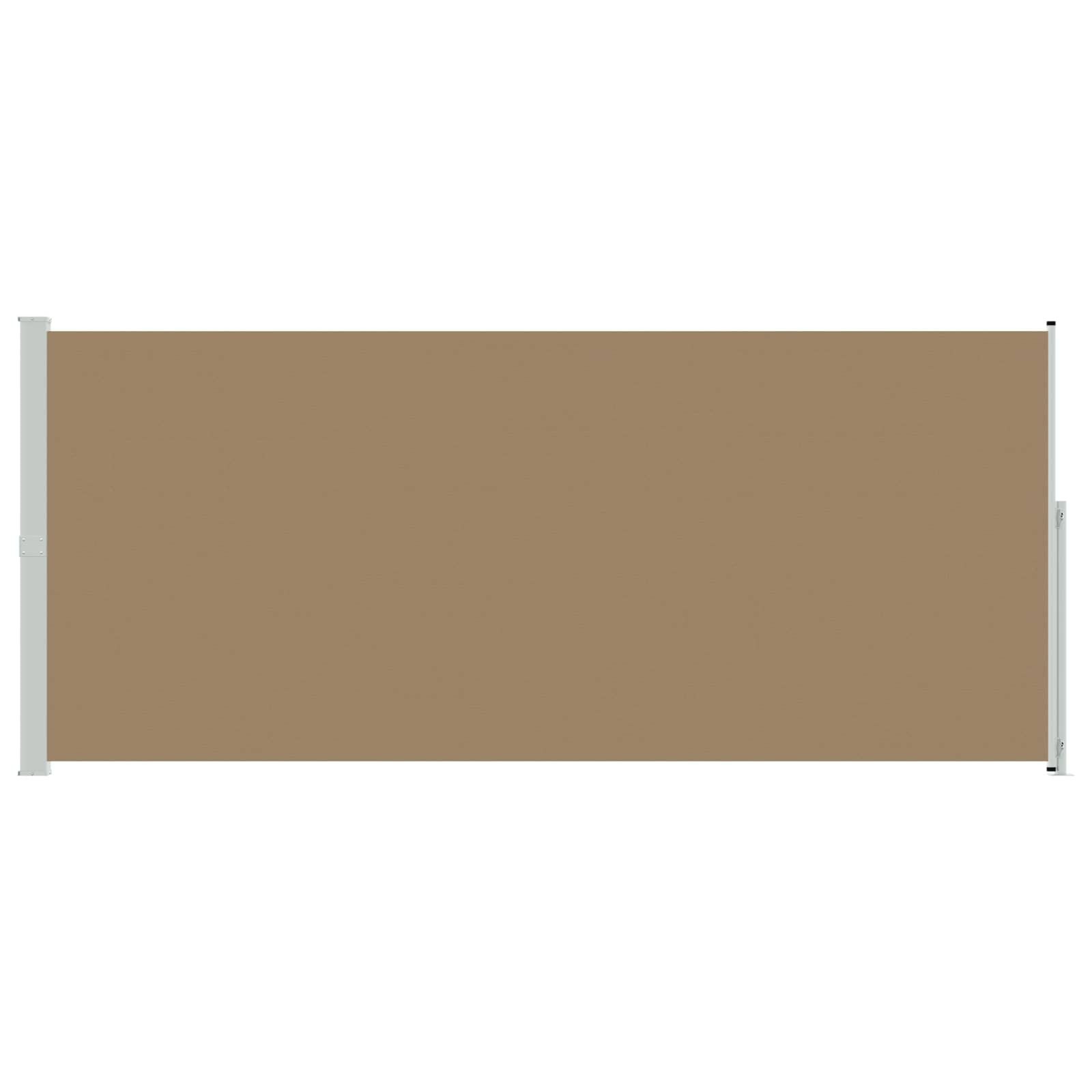 Uittrekbaar Zijscherm 180 x 500 cm Taupe - 34% Korting!